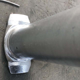Galvanized ledger scaffolding cuplock bracing system